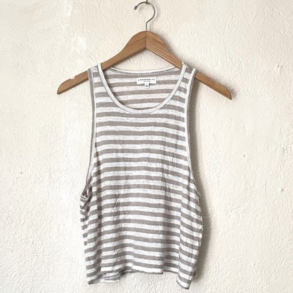 Aritzia Community Striped Tank Top